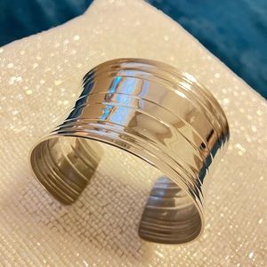 Lia Sophia Silver Tone Cuff Bracelet